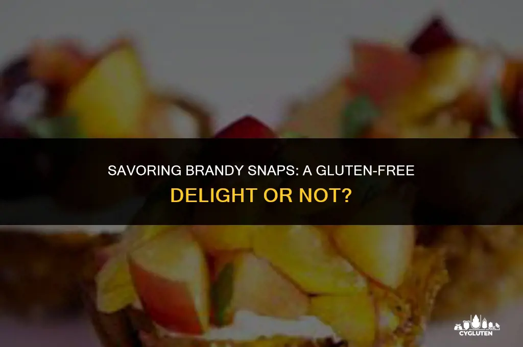is brandy snap gluten free
