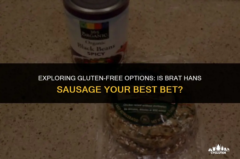 is brat hans gluten free