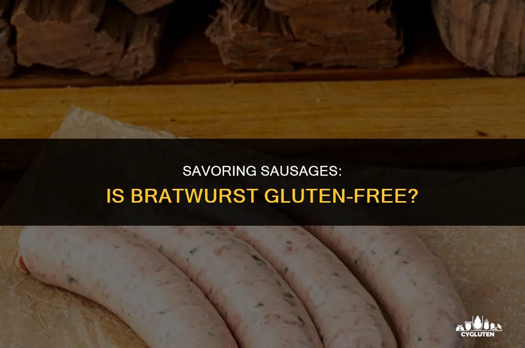 is bratwurst sausage gluten free