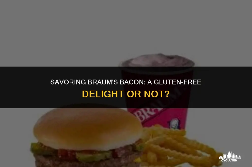 is braums bacon gluten free