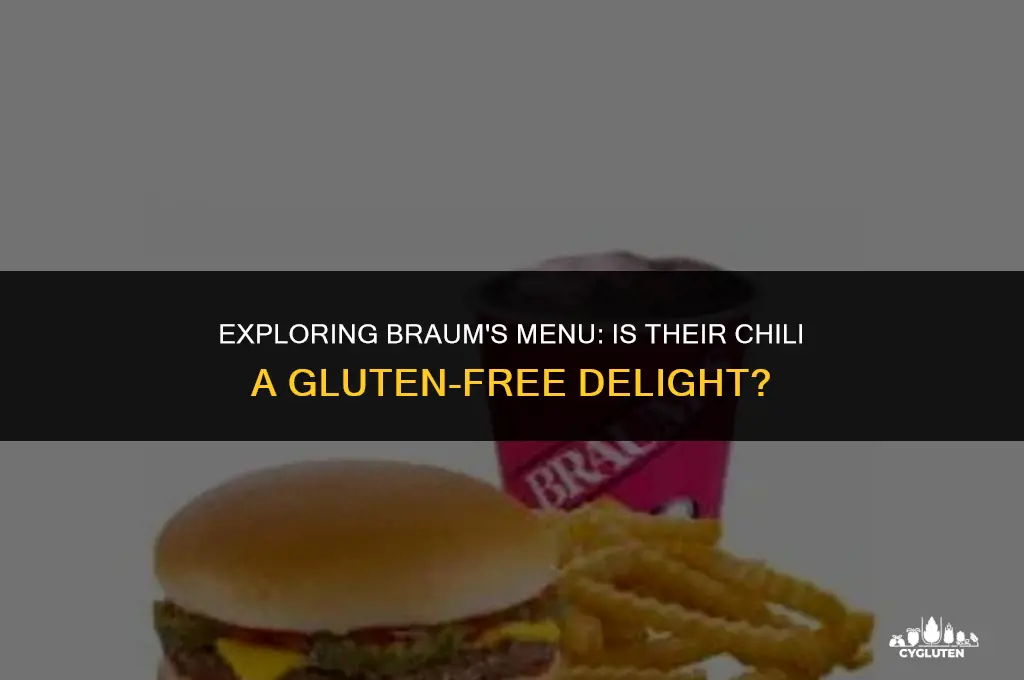 is braums chili gluten free
