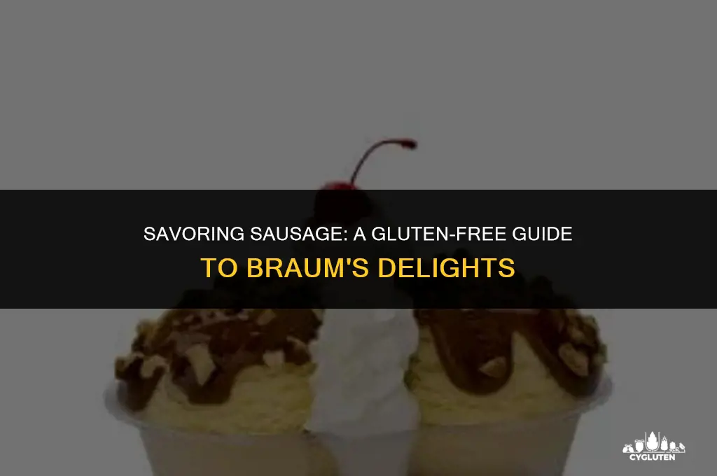is braums sausage gluten free