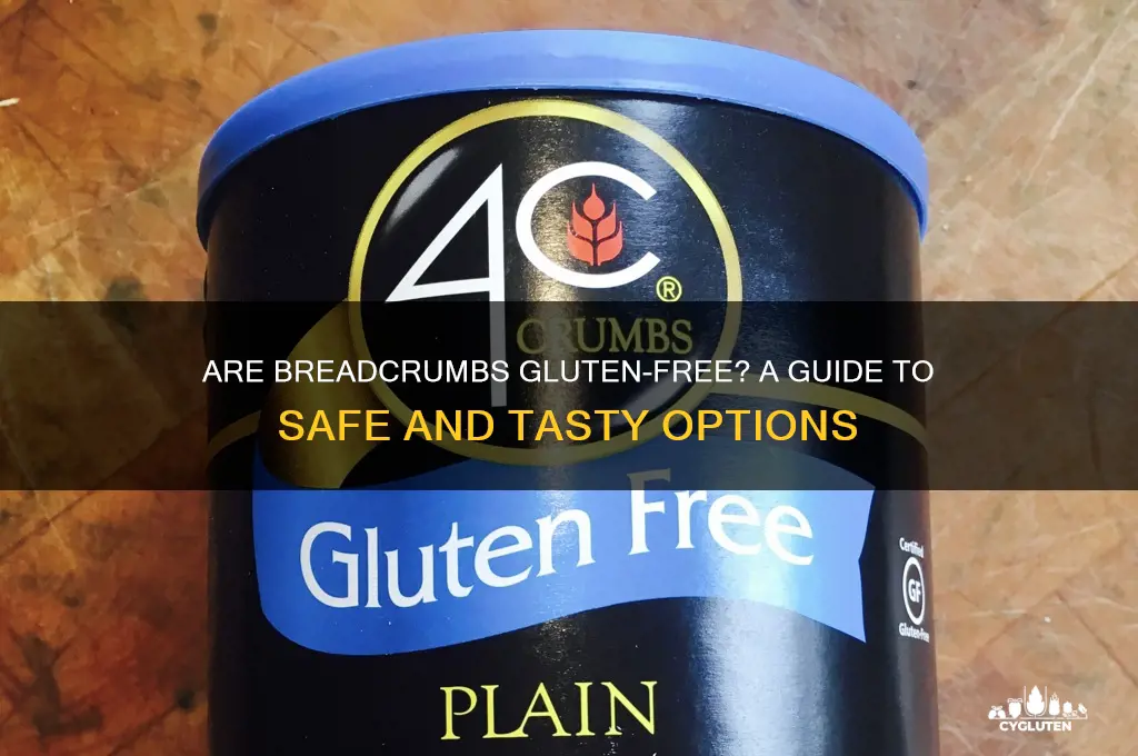 is breadcrumbs gluten free