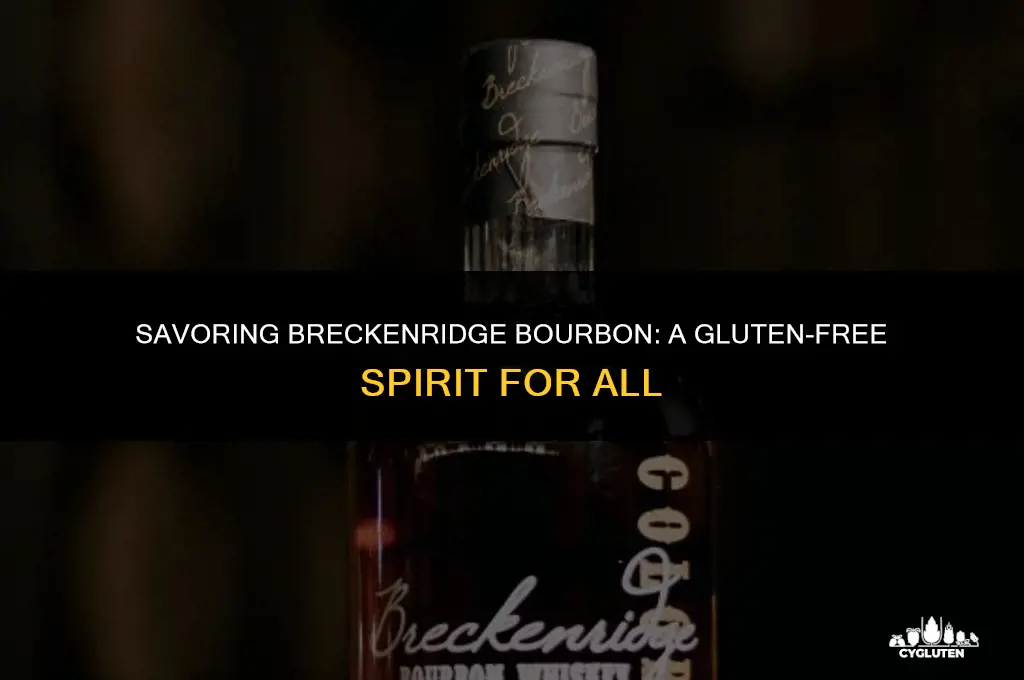 is breckenridge bourbon gluten free