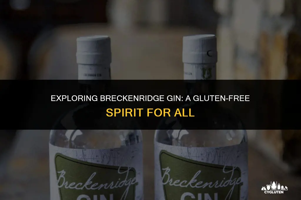 is breckenridge gin gluten free