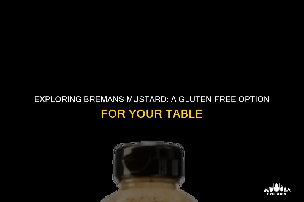 is bremans mustard gluten free