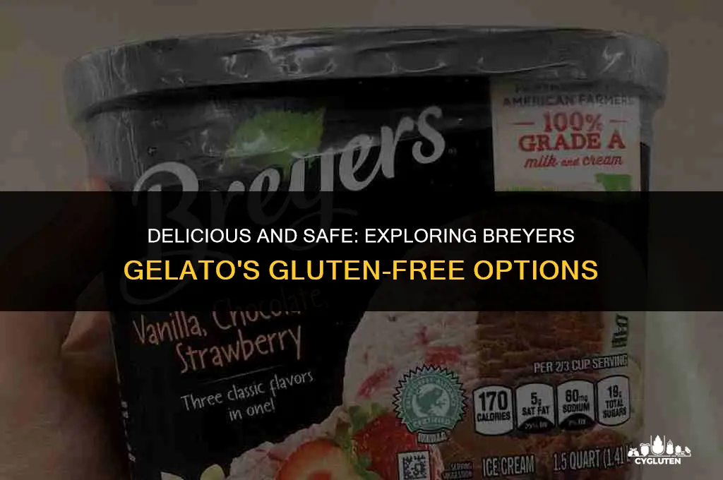 is breyers gelato gluten free