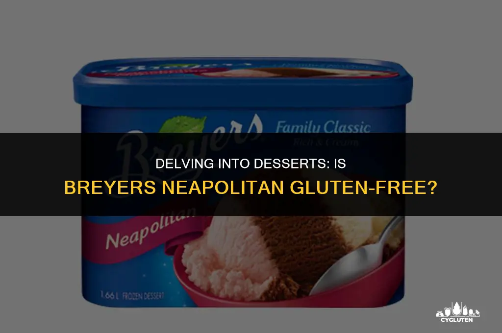 is breyers neapolitan gluten free
