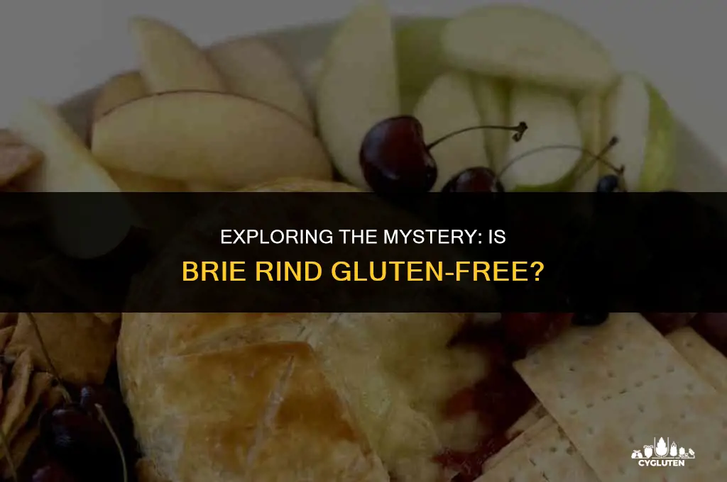 is brie rind gluten free
