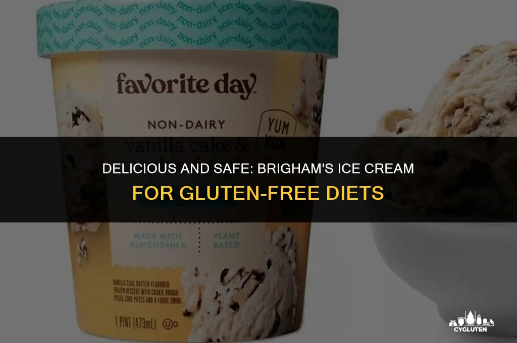 is brighams icecream gluten free