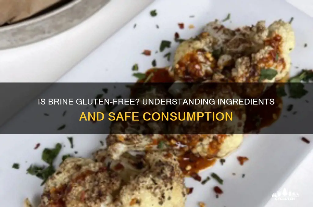 is brine gluten free