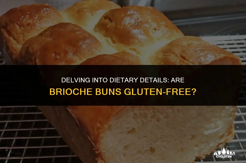 is brioche bun gluten free
