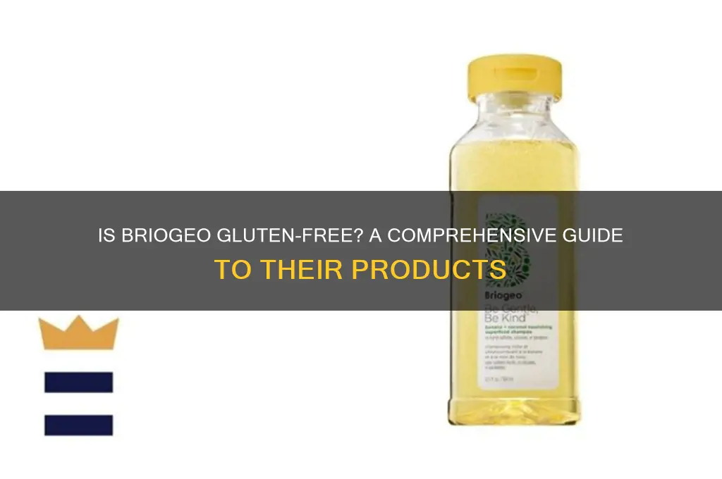 is briogeo gluten free