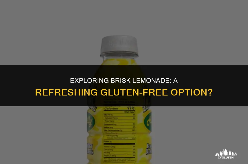 is brisk lemonade gluten free