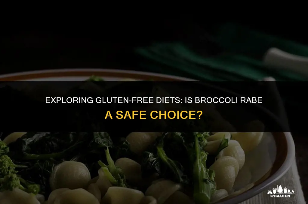 is broccoli rabe gluten free