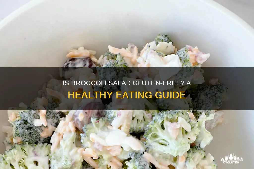is broccoli salad gluten free