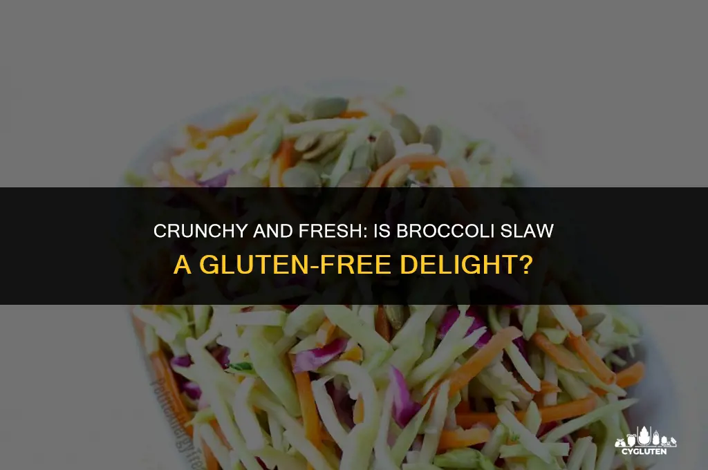 is broccoli slaw gluten free