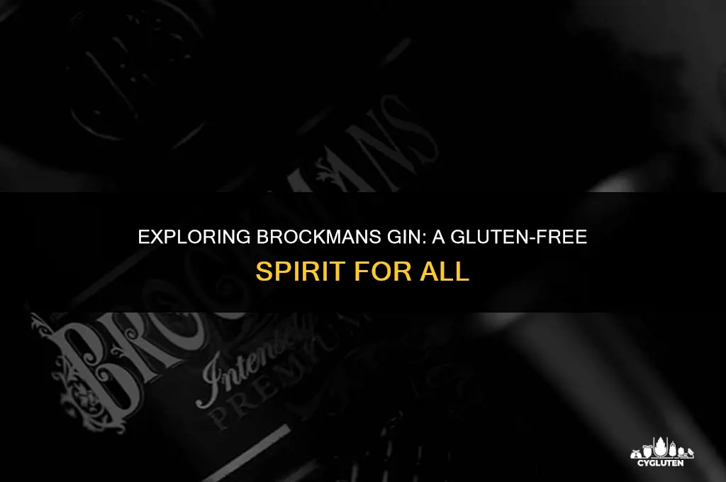 is brockmans gin gluten free