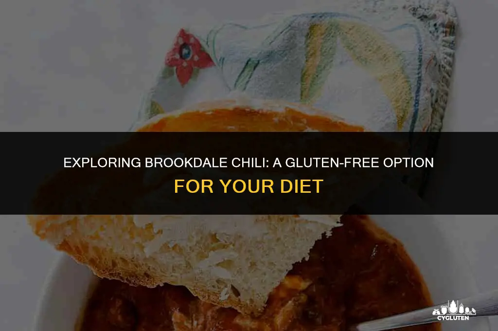 is brookdale chili gluten free