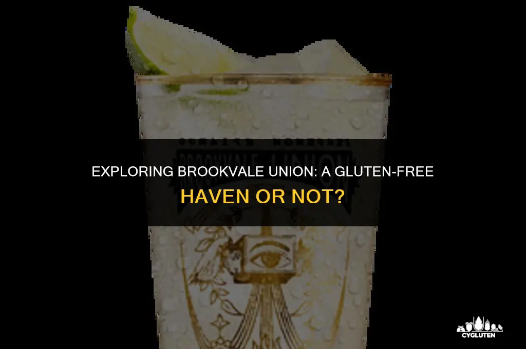 is brookvale union gluten free