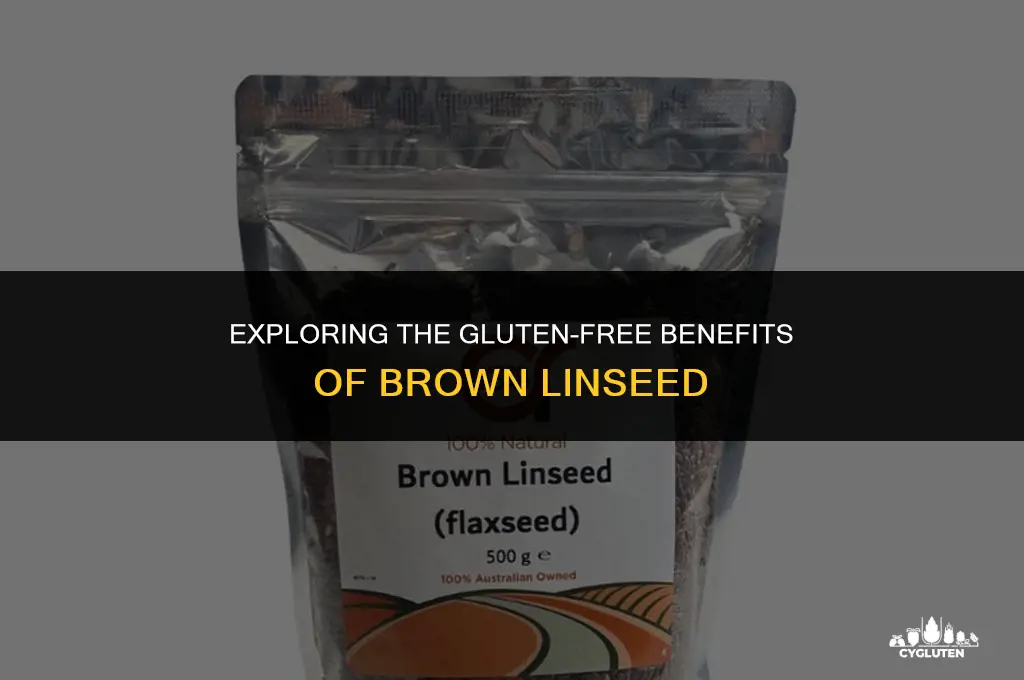 is brown linseed gluten free
