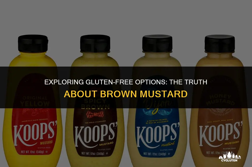 is brown mustard gluten free