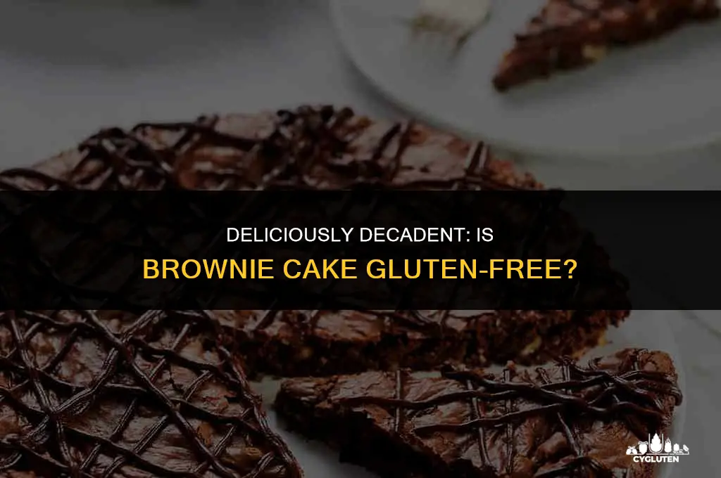 is brownie cake gluten free