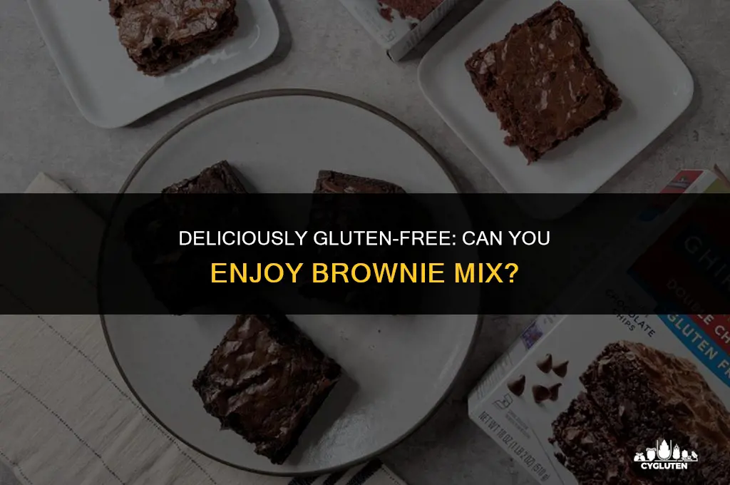 is brownie mix gluten free