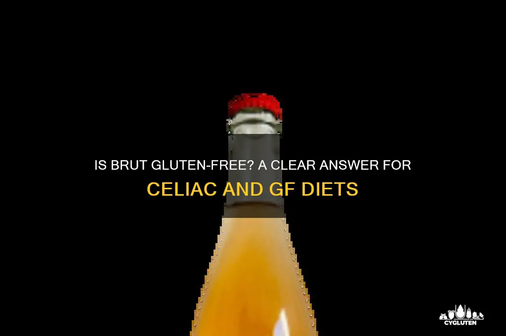 is brut gluten free