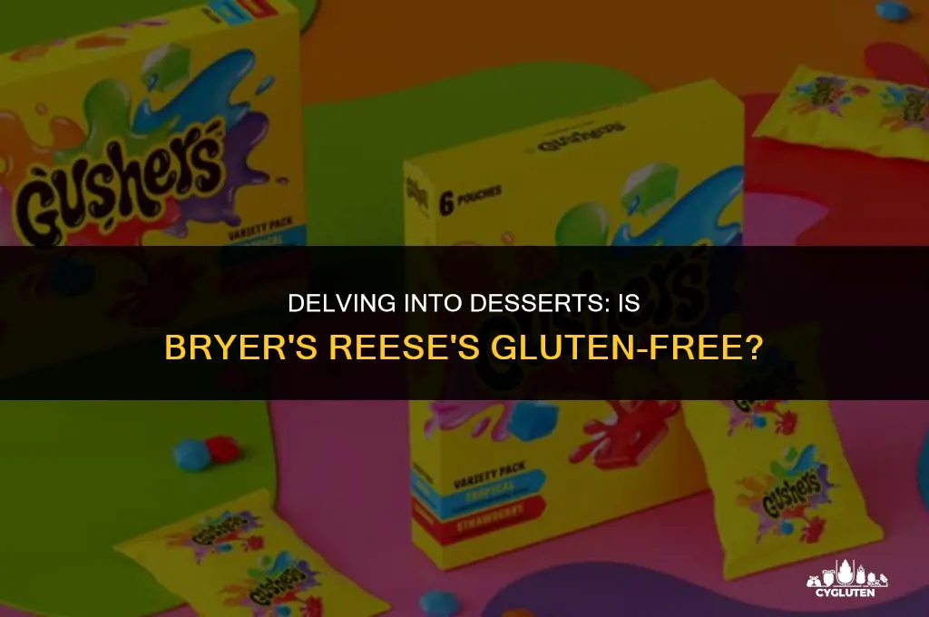 is bryers reeses gluten free