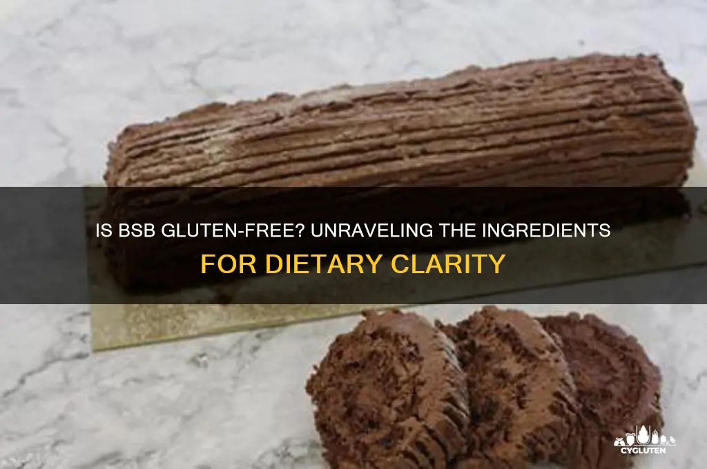 is bsb gluten free