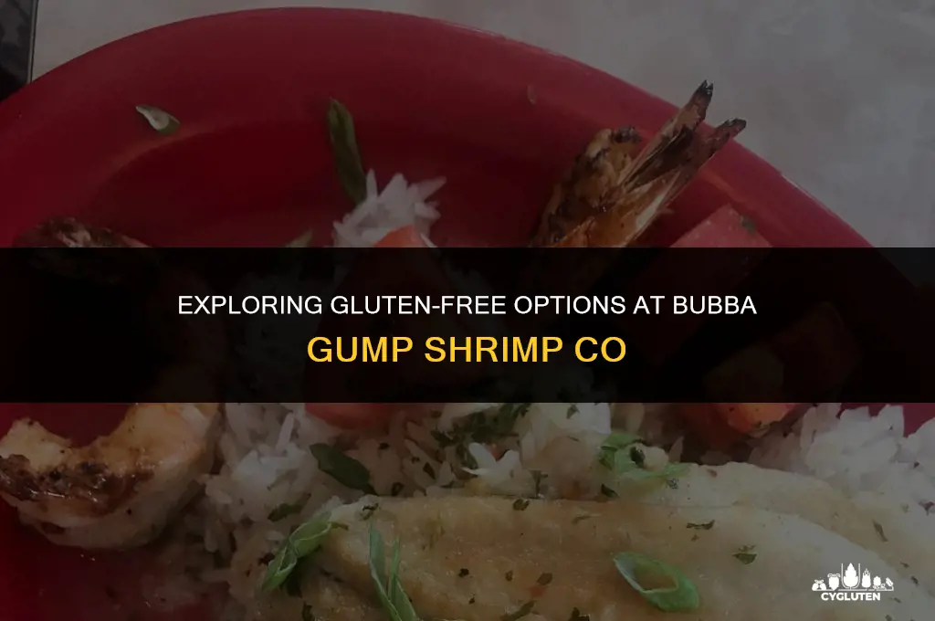 is bubba gump gluten free