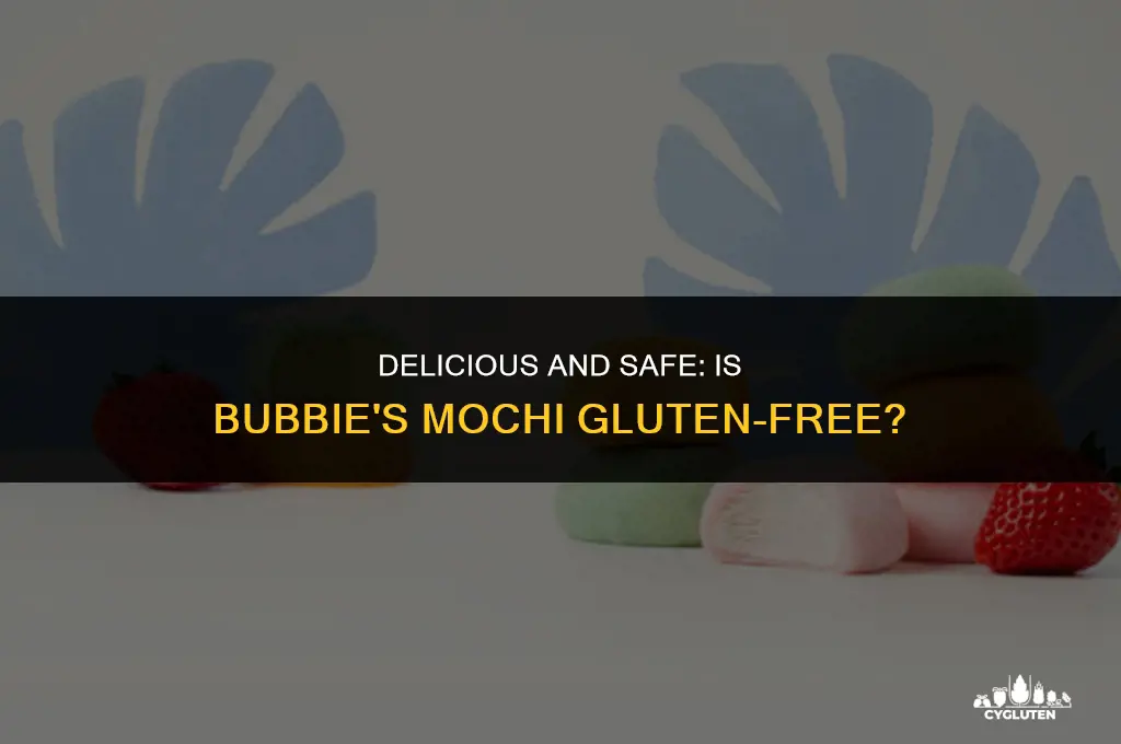 is bubbies mochi gluten free