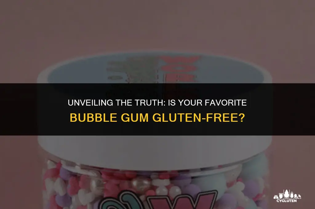 is bubble gum gluten free