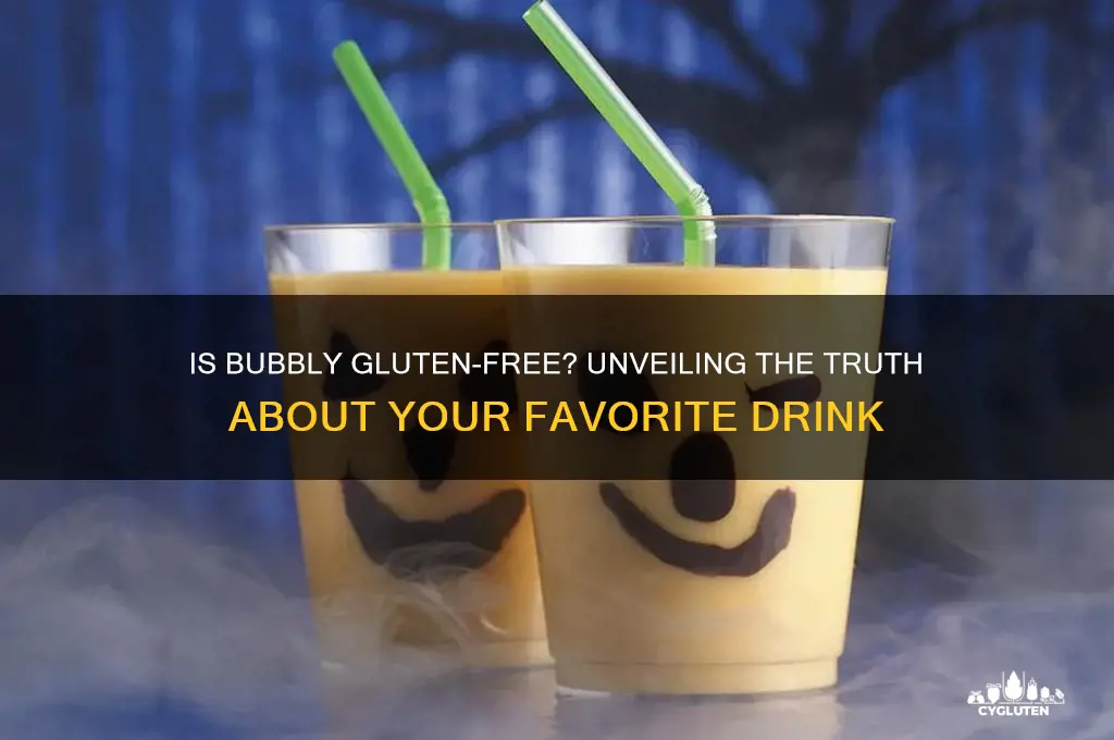 is bubbly gluten free