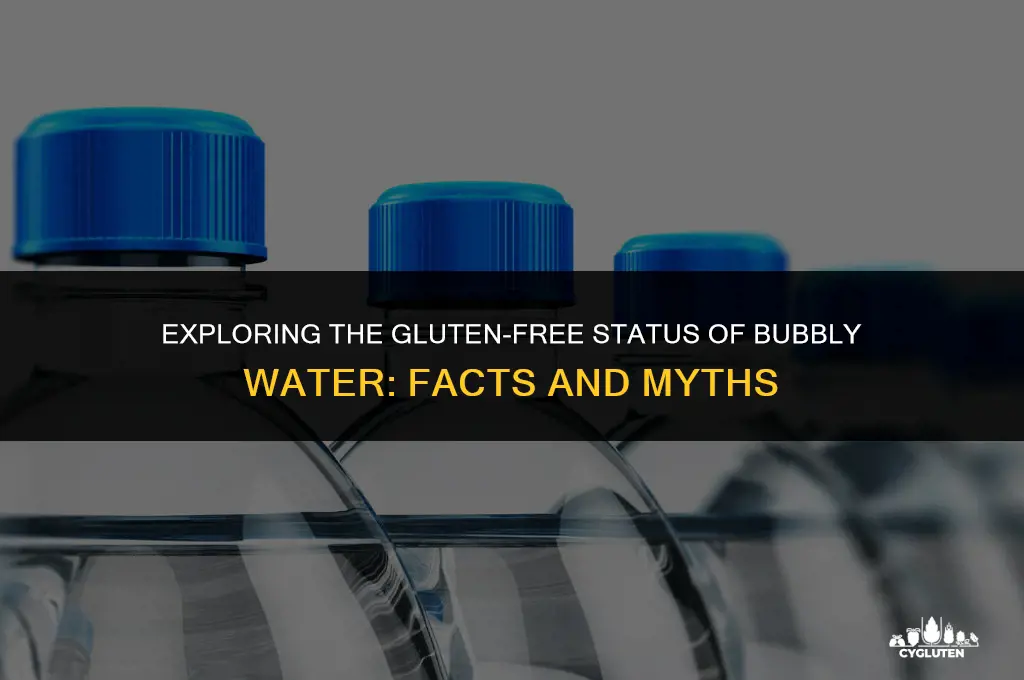 is bubbly water gluten free