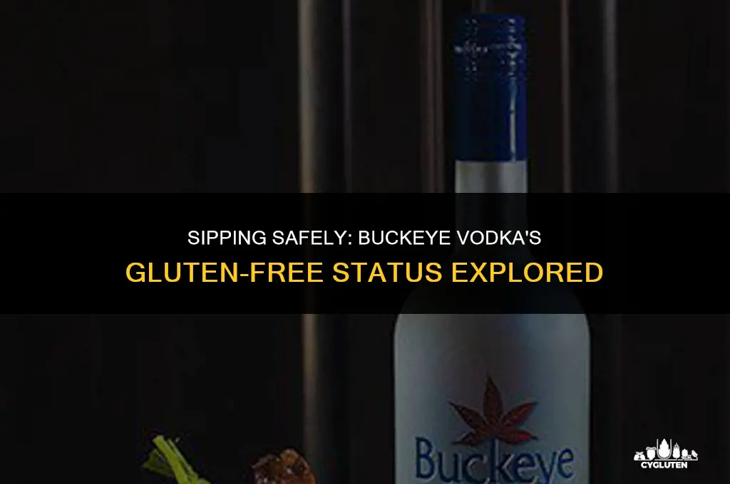 is buckeye vodka gluten free