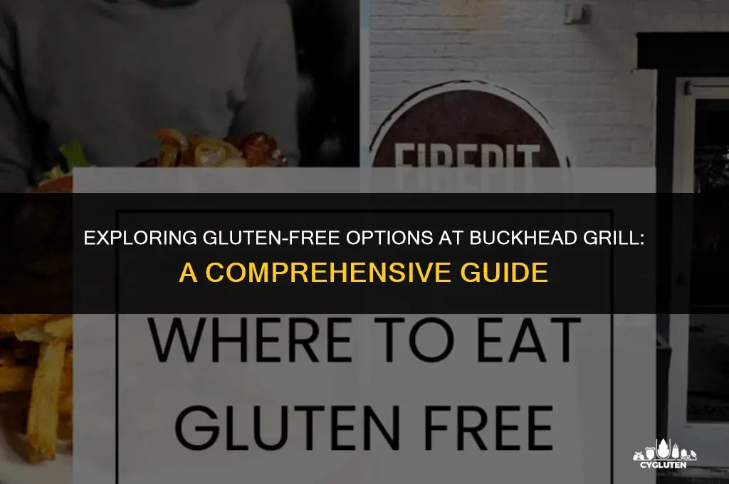is buckhead grill gluten free