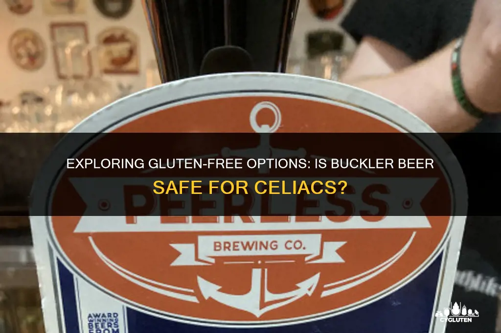 is buckler beer gluten free