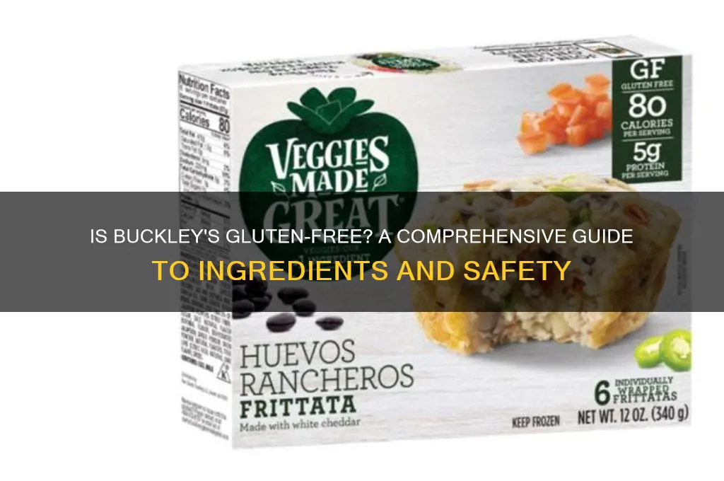 is buckleys gluten free