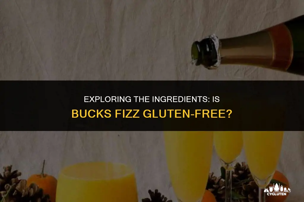 is bucks fizz gluten free