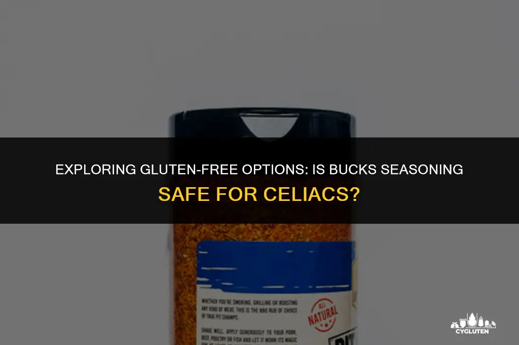 is bucks seasoning gluten free