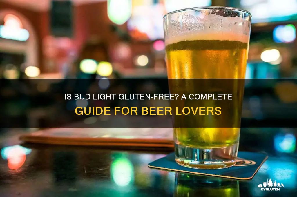 is budlight gluten free