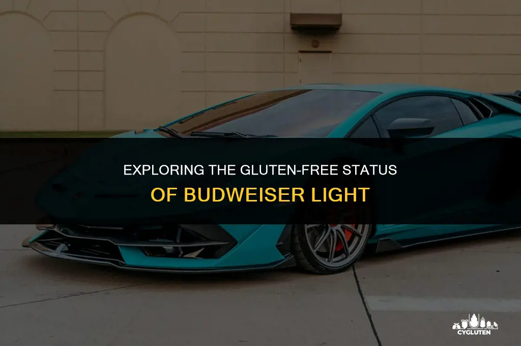 is budweiser light gluten free