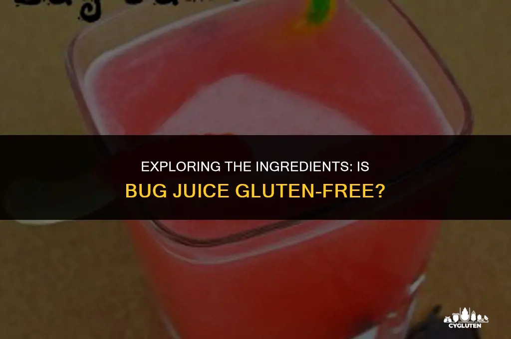 is bug juice gluten free