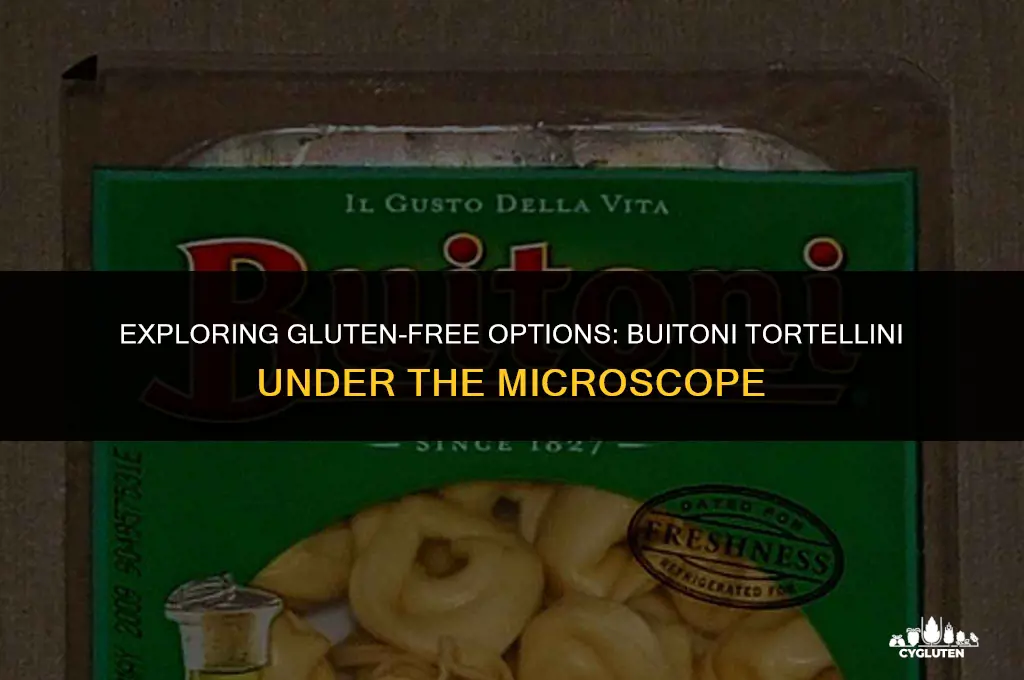 is buitoni tortellini gluten free