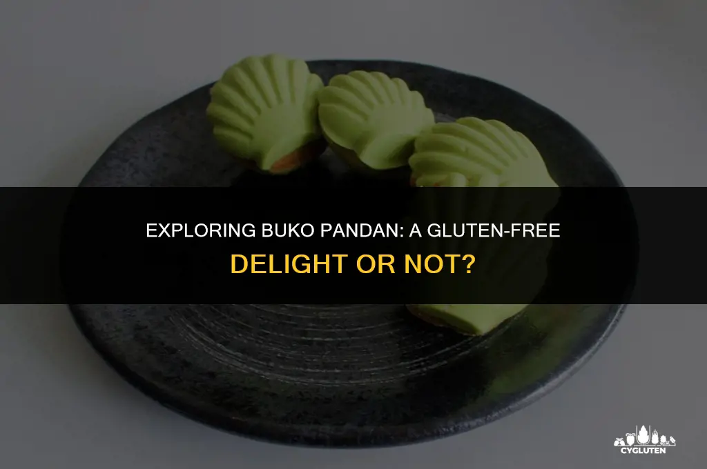 is buko pandan gluten free
