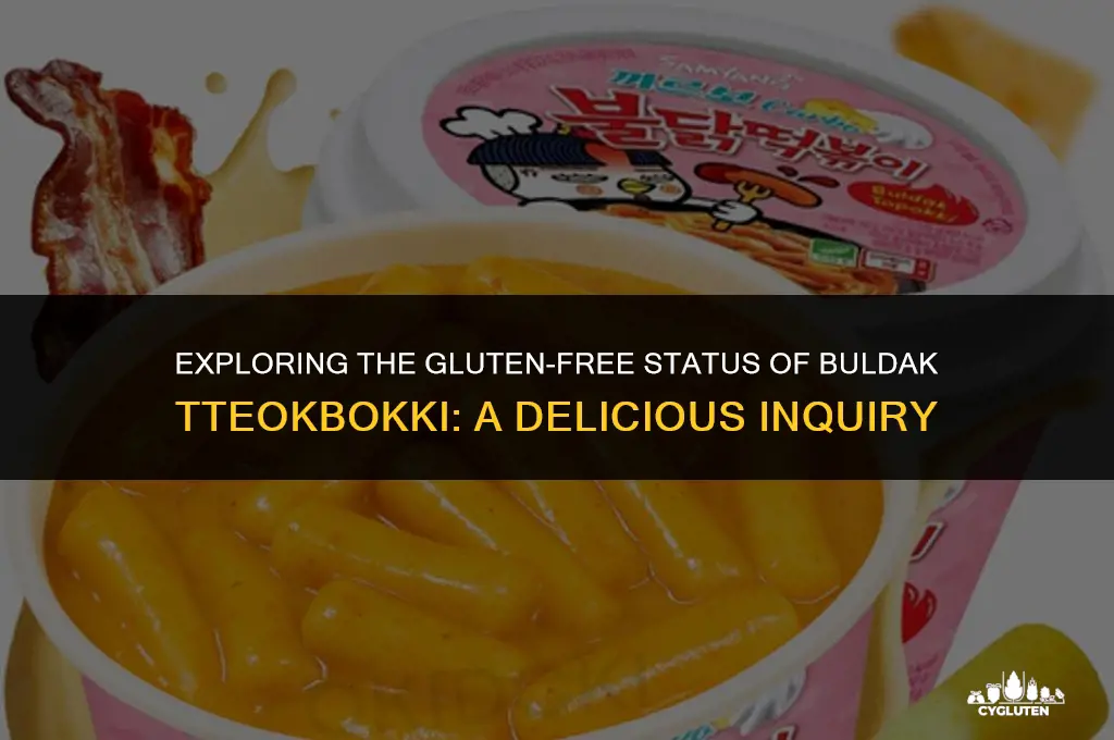 is buldak tteokbokki gluten free