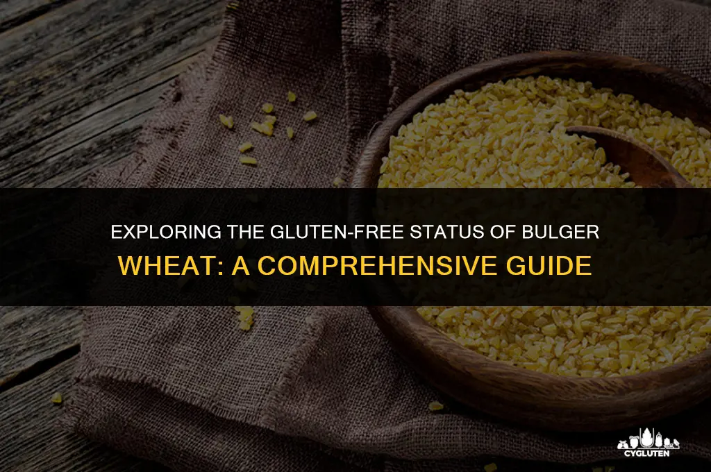 is bulger wheat gluten free
