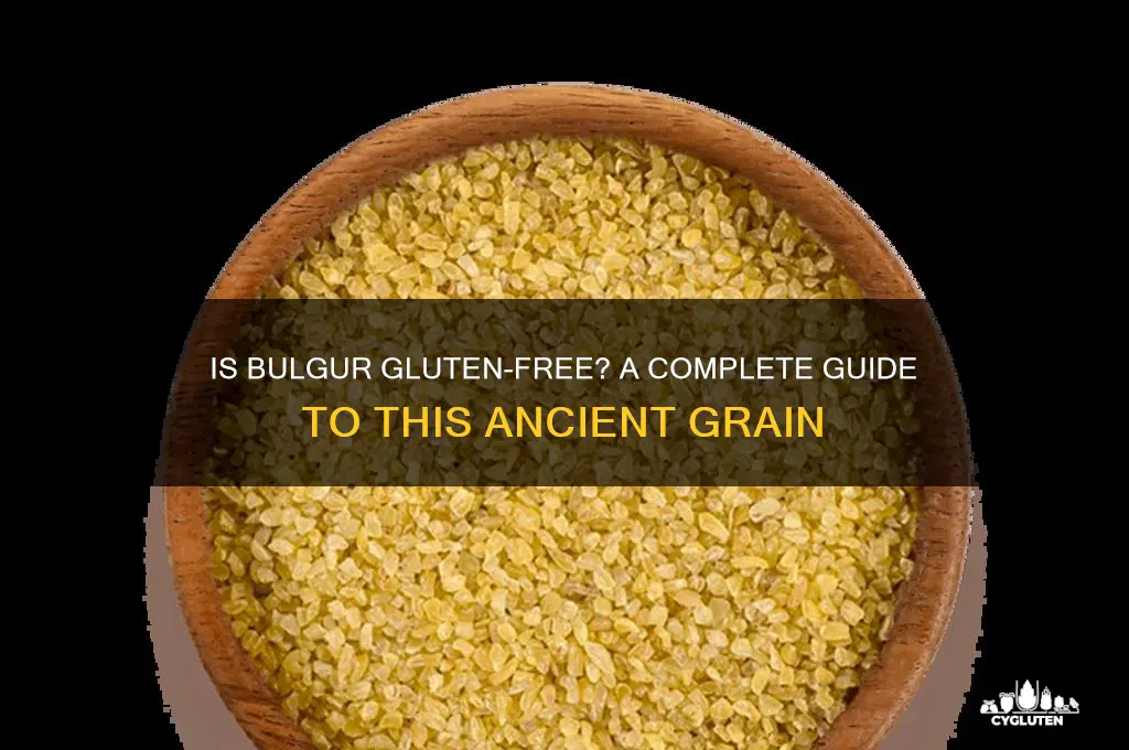 is bulghur gluten free